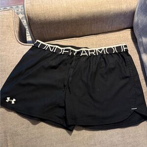 Under Armour Women's Black Athletic Shorts